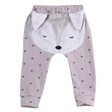 Baby Boys Girls Fox Bottom Harem Pants Leggings Trousers Newborn Infant Cotton PP Pant 2016 Autumn Baby Clothing