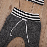 Baby Boys Girls Clothing Toddler Newborn Infant Cute Baby Gray Boy Girl New Cotton Outfit Clothes Long Pants+ Hat 2PCS Clothes Baby Boys Girls Clothing Toddler Newborn Infant Cute Baby Gray Boy Girl New Cotton Outfit Clothes Long Pants+ Hat 2PCS Clothes