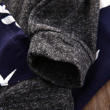 Baby Boys Girls Clothes Set Warm Outfits Deer Tops Hoodie Top + Pant Leggings Cute Animals Kids Baby Clothes