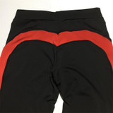 Nessaj 2018 New Women Leggings Peach Heart Pattern Patchwork Fitness Pants Bandage Butt Lifting Legging Sexy black leggings