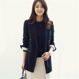 Neploe Korean Causal Woman Blazer 2017 Single Button Long Sleeves Solid Jackets Fashion Office Work Wear Slim Blazers 33167