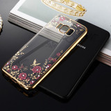 Nephy Crystal Silicone Phone Case For Samsung Galaxy S8 Plus S6 S7 Edge S5 A3 A5 A7 J3 J5 J7 2015 2016 2017 Grand Prime Cover