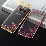 Nephy Crystal Silicone Phone Case For Samsung Galaxy S8 Plus S6 S7 Edge S5 A3 A5 A7 J3 J5 J7 2015 2016 2017 Grand Prime Cover