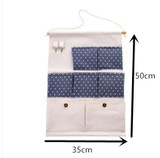 Multi functional 8 - 12 pockets hanging storage bag door behind wall mounted home sundries closet organizer bags.