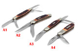 Multi Folding Knife Bone Handle 440C steel Multi-blade sharp Mini pocket knife outdoor Survival Knives Hunting Tactical Knife