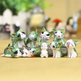 Multi Color Micro Cute Kitty Mini Chis Chi Sweet Home Figures Dolls Cat Kitten Emoji Decoration Model Toys Action Figure doll