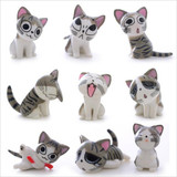 Multi Color Micro Cute Kitty Mini Chis Chi Sweet Home Figures Dolls Cat Kitten Emoji Decoration Model Toys Action Figure doll