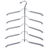 Multi - layer sponge anti - slip hanger clothing support multi - functional clothing hanging home with space - saving hangers