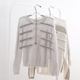 Multi - layer sponge anti - slip hanger clothing support multi - functional clothing hanging home with space - saving hangers