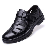MUHUISEN size 38-44 men summer style shoes Classic style Retro Gladiator Cool men sandals Fretwork Breathable Fisherman Shoes