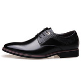 MUHUISEN Hot Sale 2018 Fashion Men Casual Shoes Spring Autumn Men's Flats Lace-Up Male Oxfords Business Dress Formal Shoes