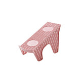 Single Creative Plastic Shoes Rack Adjustable Organizer Rack Space Saving Storage Hanger Durable Wardrobe Organization