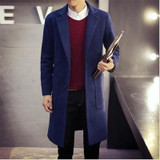 Single Breasted Trench Coat 2017 Fashion Designer Casual Classic Trenchs Mid-Long Slim Fit Jackets Coat Overcoat Free Shipping