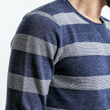 SIMWOOD Sweater Men 2017 Autumn New Slim Fit Striped Knitted Sweaters Male Plus Size Pullovers Brand Clothing MT017023