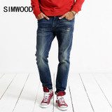 SIMWOOD New Autumn Winter 2017 Jeans Men Fashion trousers Causal Pants Robin  Balmai Jeans SJ6028