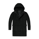 SIMWOOD Men Winter Jackets Wool Men Longer Section Woolen Coats Men Jackets Outerwear Warm Single Woolen Brand Clothing DY017004
