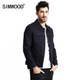 SIMWOOD jacket men 2017 New Autumn Winter denim jacket men fashion jeans jacket casual outerwear Coats Brand Clothing NJ6523