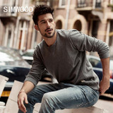 SIMWOOD Hoodies Men 2017 Autumn New Fashion Sweatshirts Male Vintage Hoodie Tracksuit Slim Fit High Quality Plus Size WT017004