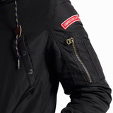 SIMWOOD Brand 2017 new winter coats epaulet men badge pattern parkas fashion streetwear warm clothing MF9503