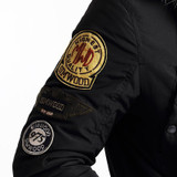 SIMWOOD Brand 2017 new winter coats epaulet men badge pattern parkas fashion streetwear warm clothing MF9503