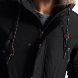 SIMWOOD Brand 2017 new winter coats epaulet men badge pattern parkas fashion streetwear warm clothing MF9503