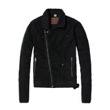 SIMWOOD Black Denim Jacket Men 2017 Autumn New Slim Fit Zippers Short Biker Jackets Fashion Jeans Coats Brand Clothing NJ6520