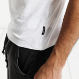 SIMWOOD 2017 Summer New T Shirt Men Slim Fit Cotton Curl Hem O neck Short Sleeve Brand Clothing TD017030