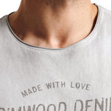 SIMWOOD 2017 Summer New Fashion Vintage T Shirts Men 100% Pure Cotton Curled Hem Slim Fit Short Sleeve TD1158