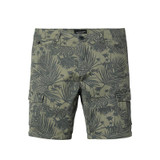 SIMWOOD 2017 Summer New Casual Shorts Men Slim Fit Pattern Flowers Cotton Pocket Cargo Beach Shorts Brand Clothing XD017024