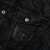 SIMWOOD 2017 New Autumn Winter Black Denim Jacket Jeans Outerwear Fashion Slim fit NJ6522