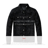 SIMWOOD 2017 New Autumn Winter Black Denim Jacket Jeans Outerwear Fashion Slim fit NJ6522