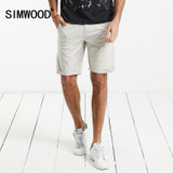 SIMWOOD 2017 Summer New Casual Shorts Men Cotton Slim Fit Pocket Slim Fit Fashion Brand Clothing KD5058