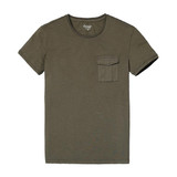 SIMWOOD 2017 Spring Summer New Arrival T Shirts Men 100% Pure Cotton Pocket Short Sleeve Tees TD1154