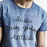 SIMWOOD 2017 Spring Summer New Letter T Shirts Men Vintage Fashion O neck Shorts Sleeve Tees Slim Fit Plus Size  TD1127