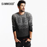 SIMWOOD 2017 New winter sweater men 66% wool fashion pullovers slim fit O-neck pull homme Brand clothing MY2064