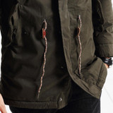 SIMWOOD 2017 New Winter long Coats Men Warm Casual Jacket outerwear fashion thick parkas brand clothing High Quality MF9502
