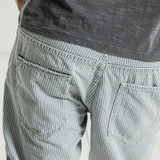 SIMWOOD 2017 New Summer New Denim Shorts Men Striped 100% Pure Cotton Slim Fit Vintage Knee Length Brand Clothing ND017012