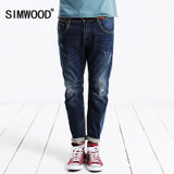 SIMWOOD 2017 new autumn winter jeans men causal fashion denim pants trousers cotton Brand Clothing High Quality  SJ6032