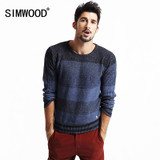 SIMWOOD 2017 new autumn winter causal men sweaters kintwear fashion brand clothing warm striped mix color MY2023