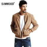 SIMWOOD 2017 New Autumn Winter Bomber Jacket Mens Fashion Casual Coats Brand Clothing WJ1653