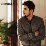 SIMWOOD 2017 New Autumn Winter Bomber Jacket Mens Fashion Casual Coats Brand Clothing WJ1653