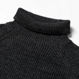 SIMWOOD 2017 Autumn Winter Sweater Men Pull Homme Slim Fit Turtleneck Brand Pullovers Black Knitted Sweater Plus Size MT017027