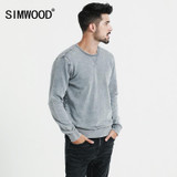 SIMWOOD 2017 Autumn New Hoodies Men Vintage Casual Sweatshirts Slim Fit Streetwear Plus Size High Quality WT017005