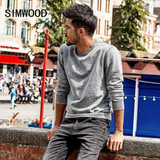 SIMWOOD 2017 Autumn New Hoodies Men Vintage Casual Sweatshirts Slim Fit Streetwear Plus Size High Quality WT017005