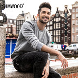 SIMWOOD 2017 Autumn New Hoodies Men Vintage Casual Sweatshirts Slim Fit Streetwear Plus Size High Quality WT017005