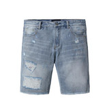 SIMWOOD 2017 Autumn New Casual Denim Shorts Men Jeans 100% Pure Cotton Hole Ripped Brand Clothing Knee Length ND017001