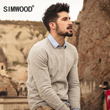 SIMWOOD  Brand 2016 New Autumn Winter Casual Sweater Men Fashion long Sleeve pullovers MY2015