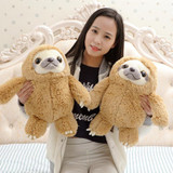 Simulation Sloth Baby Doll Lifelike Sloth Plush Toys Stuffed Dolls Kids Toys Lovely Doll Girlfriend Best Gifts Brinquedos WW36