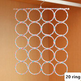 Simply life Creative O shape ring hook Scarves shawls tie towels hanger wardrobe organizer clothes rack