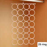 Simply life Creative O shape ring hook Scarves shawls tie towels hanger wardrobe organizer clothes rack